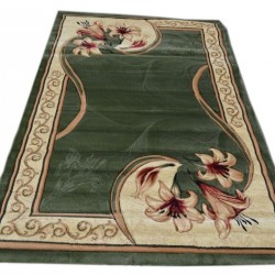 Синтетичний килим Hand Carving 0613 d.green-cream  - Висока якість за найкращою ціною в Україні